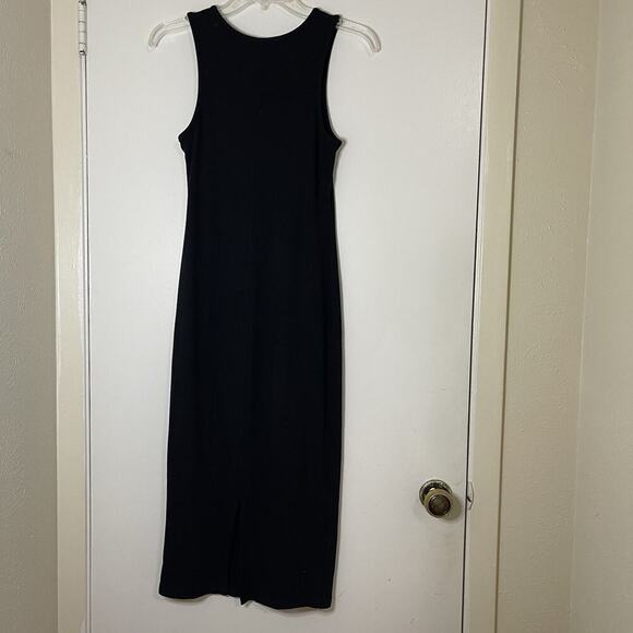 Marine Layer Lexi Rib Daytime Midi bodycon black Dress small - Picture 7 of 7